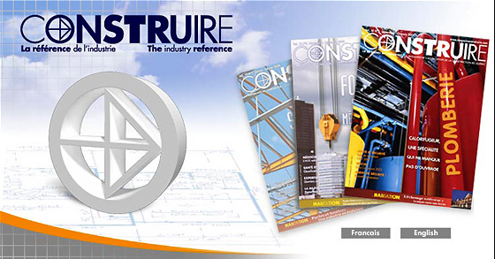 Web insert for the magazine “Construire”